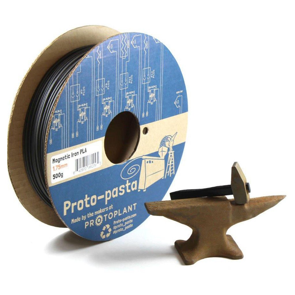 Filament PLA PROTO-PASTA Magnetic fer rouillé 