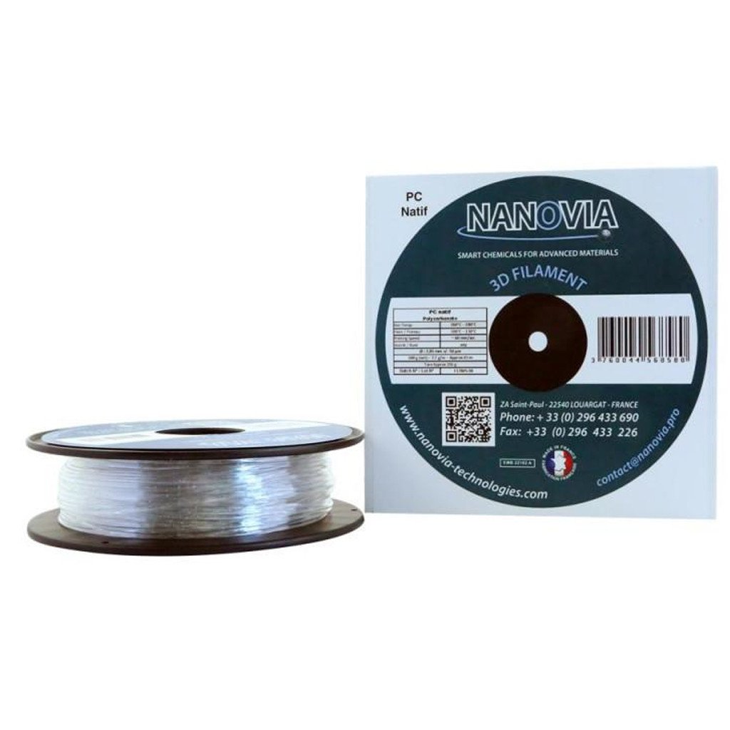 Filament Polycarbonate ininflammable V0 1,75 mm - 500G